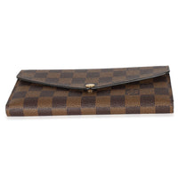 Louis Vuitton Damier Ebene Canvas Sarah Wallet