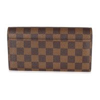 Louis Vuitton Damier Ebene Canvas Sarah Wallet