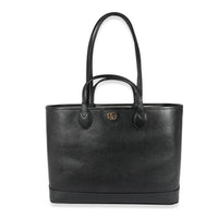 Gucci Black Leather Medium Ophidia Tote