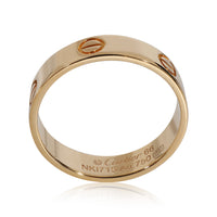 Cartier Love Ring in 18K Yellow Gold