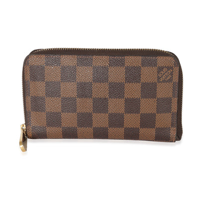 Louis Vuitton Damier Ebene Canvas Zippy Compact Wallet