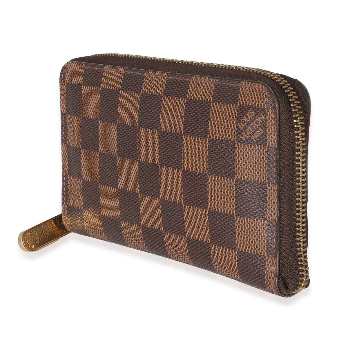 Louis Vuitton Damier Ebene Canvas Zippy Compact Wallet