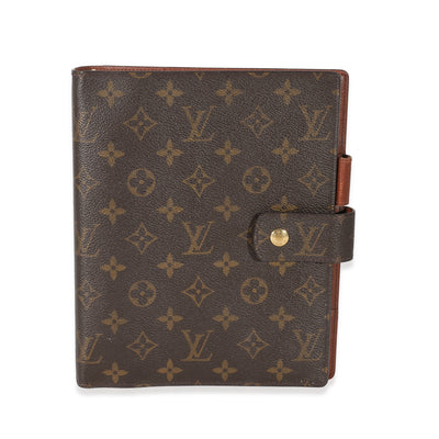 Louis Vuitton Monogram Canvas Ring Agenda Cover GM