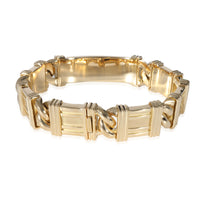 Tiffany & Co. Vintage Atlas Curb Linked Sections Bracelet in 18K Yellow Gold