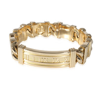 Tiffany & Co. Vintage Atlas Curb Linked Sections Bracelet in 18K Yellow Gold