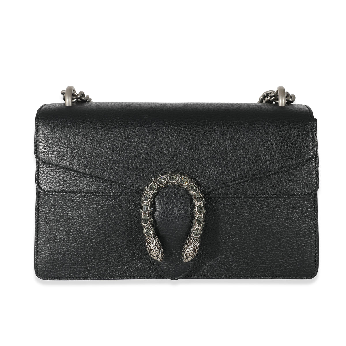 Gucci Black Pebbled Calfskin Small Dionysus Bag