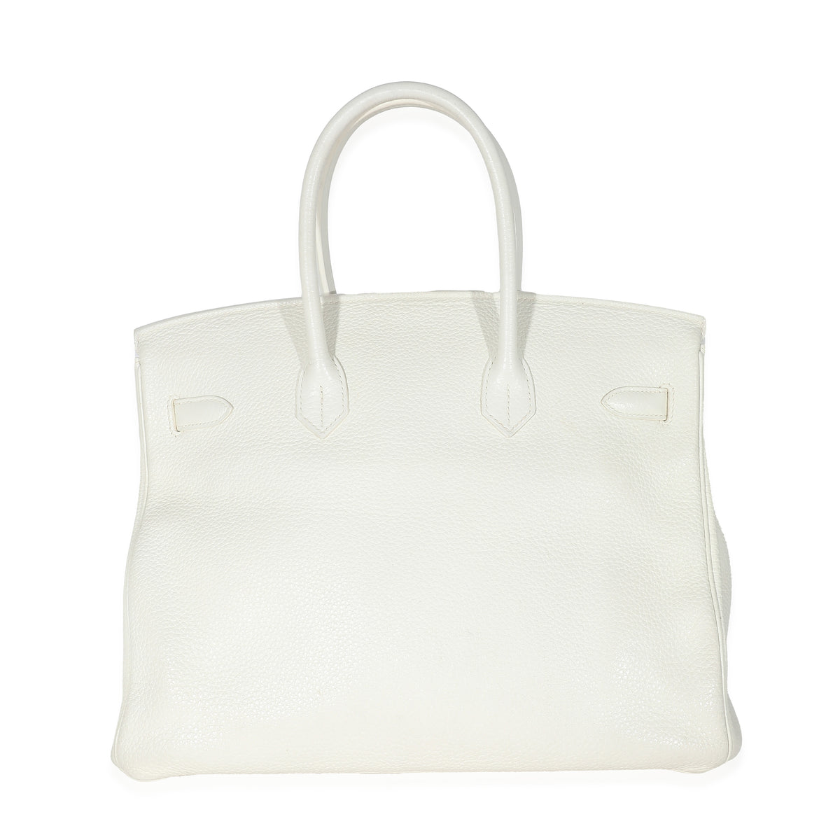 Hermes Blanc Clemence Togo Birkin 35 GHW