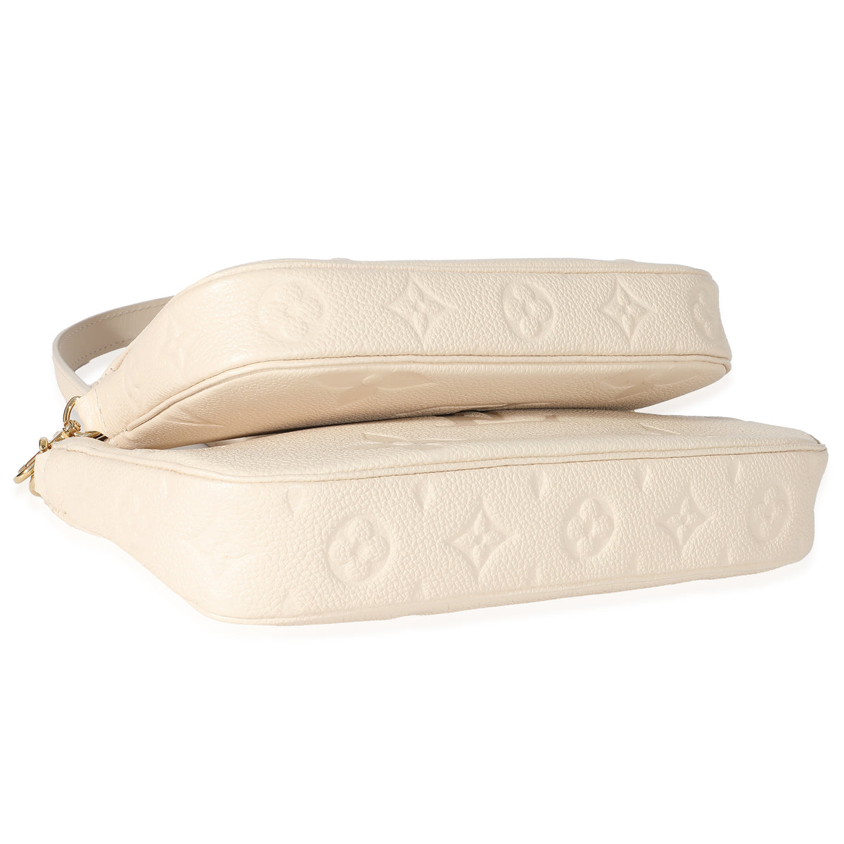 Louis Vuitton Cream Monogram Empreinte Multi Pochette Accessoires