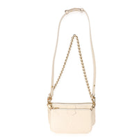 Louis Vuitton Cream Monogram Empreinte Multi Pochette Accessoires