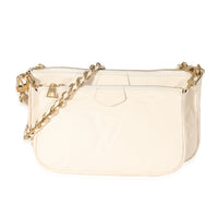 Louis Vuitton Cream Monogram Empreinte Multi Pochette Accessoires