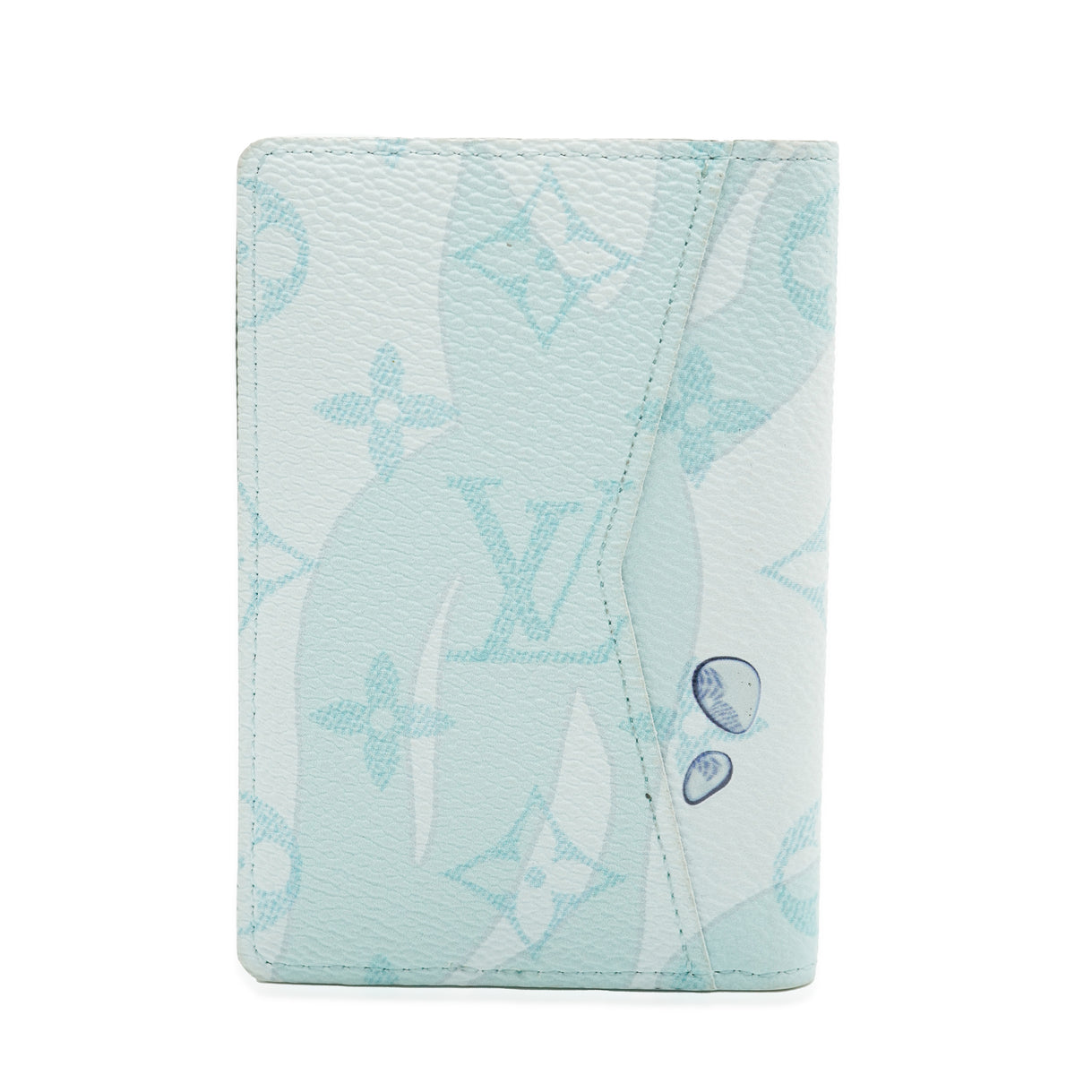 Louis Vuitton Crystal Blue Monogram Aquagarden Coated Canvas Pocket Organizer 