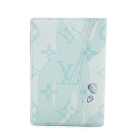 Louis Vuitton Crystal Blue Monogram Aquagarden Coated Canvas Pocket Organizer 