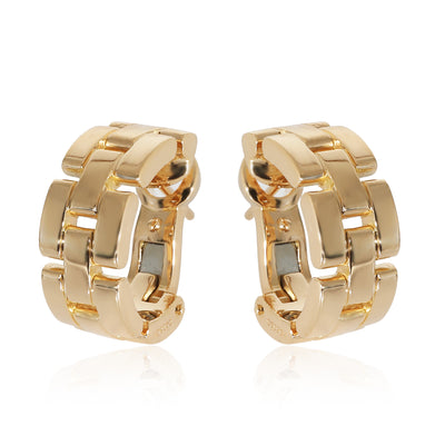 Cartier Maillon Panthere Earrings in 18K Yellow Gold