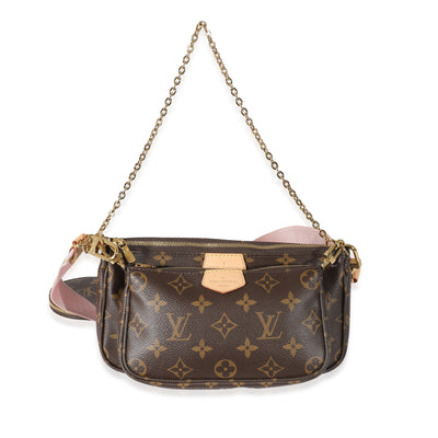 Louis Vuitton Rose Clair Monogram Canvas Multi Pochette Accessoires