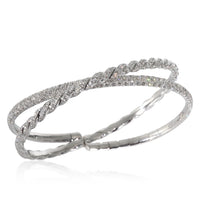 David Yurman Paveflex Diamond Bracelet in 18K White Gold 2.78 CTW