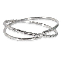 David Yurman Paveflex Diamond Bracelet in 18K White Gold 2.78 CTW