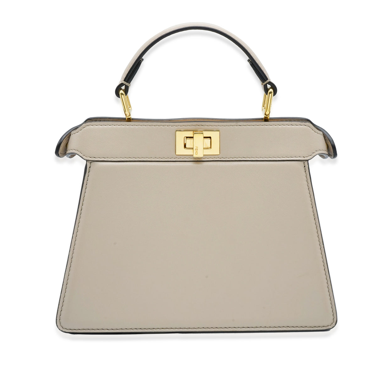 Fendi Dove Grey Nappa Leather Petite ISeeU Peekaboo