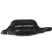 Saint Laurent Black Nylon Logo Nuxx Crossbody