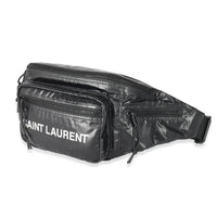 Saint Laurent Black Nylon Logo Nuxx Crossbody