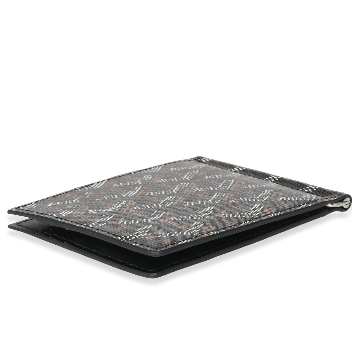 Goyard Black Goyardine Canvas Saint Thomas Bill Fold Wallet