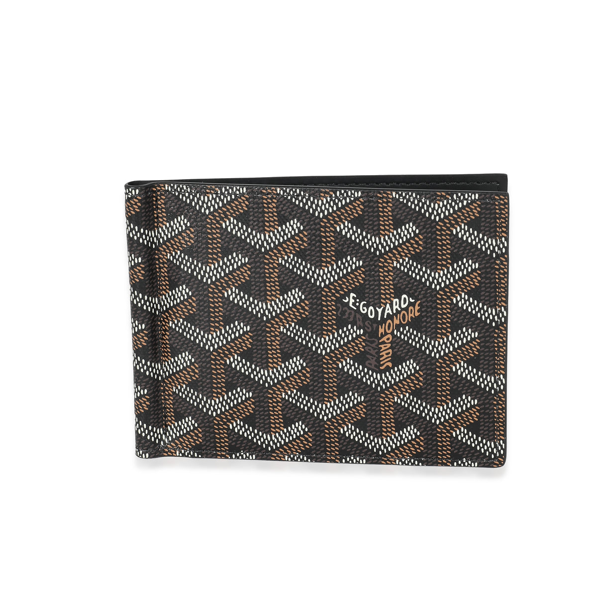 Goyard Black Goyardine Canvas Saint Thomas Bill Fold Wallet