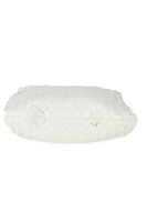 Bottega Veneta White Intrecciato Lambskin Teen Jodie