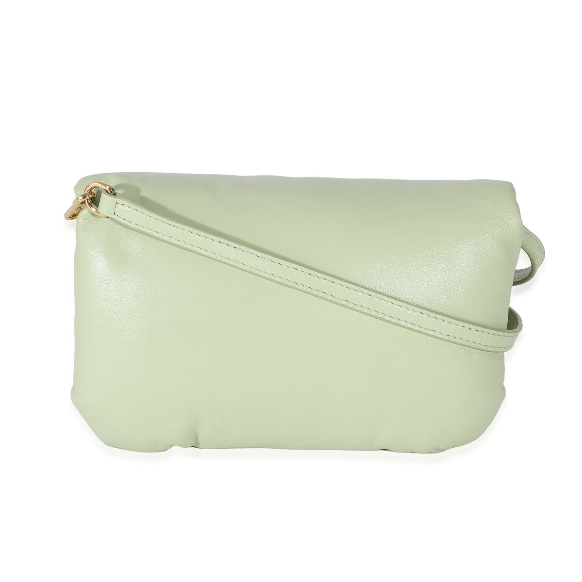 Loewe Shiny Nappa Lambskin Pale Green Mini Puffer Goya Bag