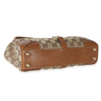 Gucci Beige GG Canvas Nailhead Jackie Bardot