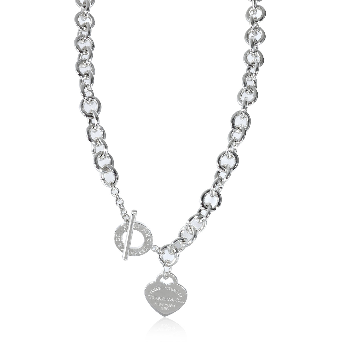 Tiffany & Co. Return to Tiffany Heart Tag Necklace in Sterling Silver