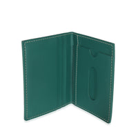 Goyard Green Goyardine Canvas Saint Marc Card Wallet