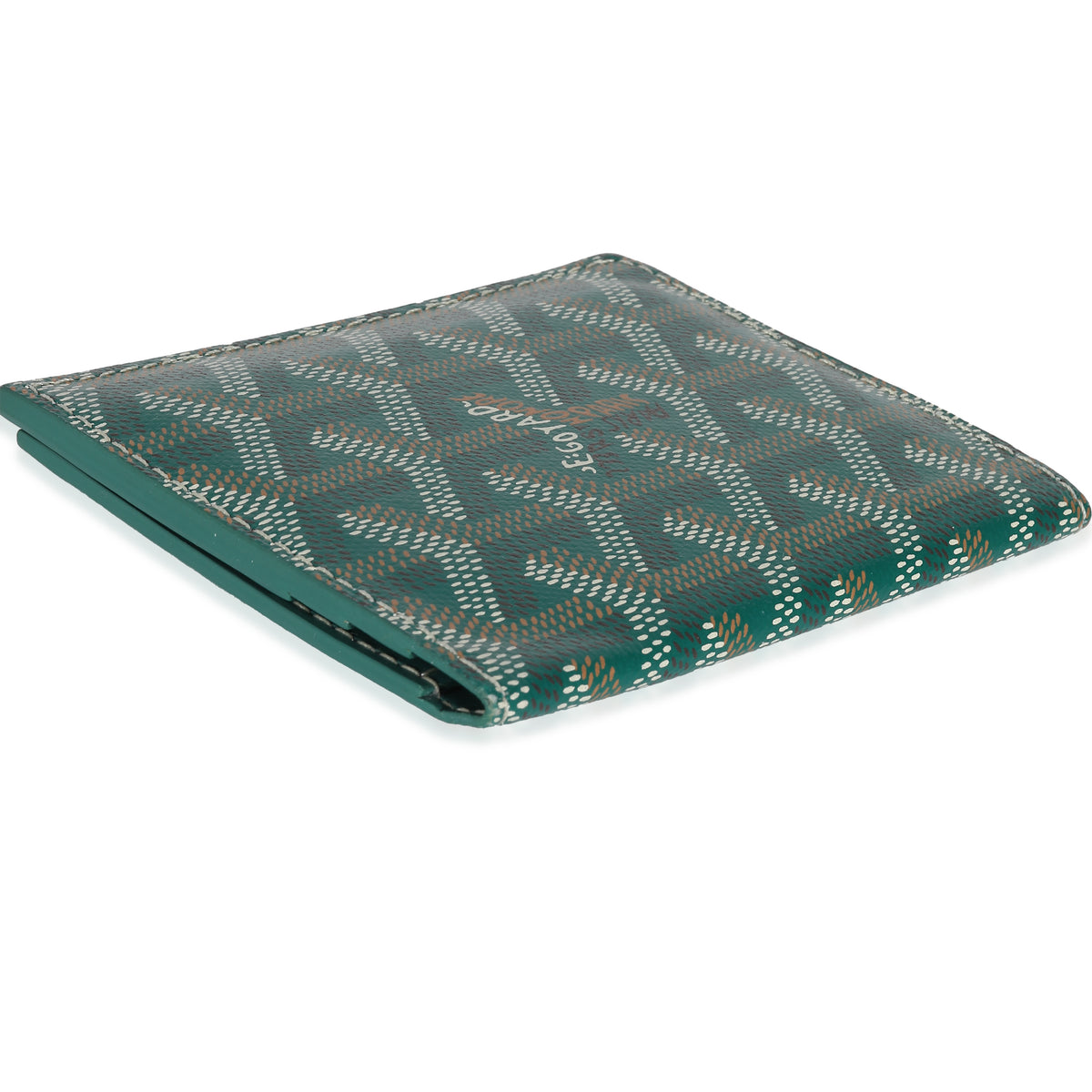 Goyard Green Goyardine Canvas Saint Marc Card Wallet