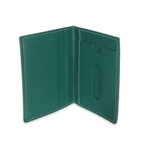 Goyard Green Goyardine Canvas Saint Marc Card Wallet