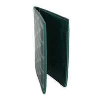 Goyard Green Goyardine Canvas Saint Marc Card Wallet