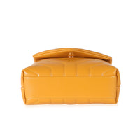 Saint Laurent Cheddar Quilted Calfskin Y Quilted Monogram Toy Loulou