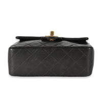 Chanel 24K Black Quilted Lambskin Mini Square Flap Bag