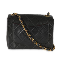 Chanel 24K Black Quilted Lambskin Mini Square Flap Bag