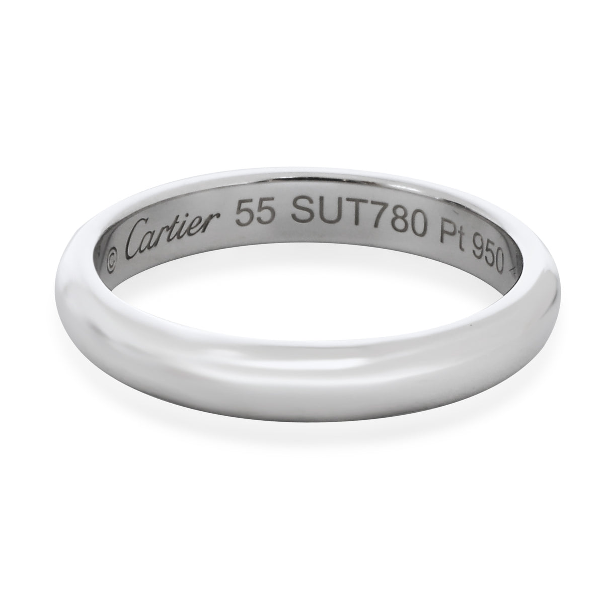 Cartier 1895 Wedding Band in Platinum