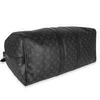 Louis Vuitton Monogram Eclipse Canvas Keepall Bandouliere 55