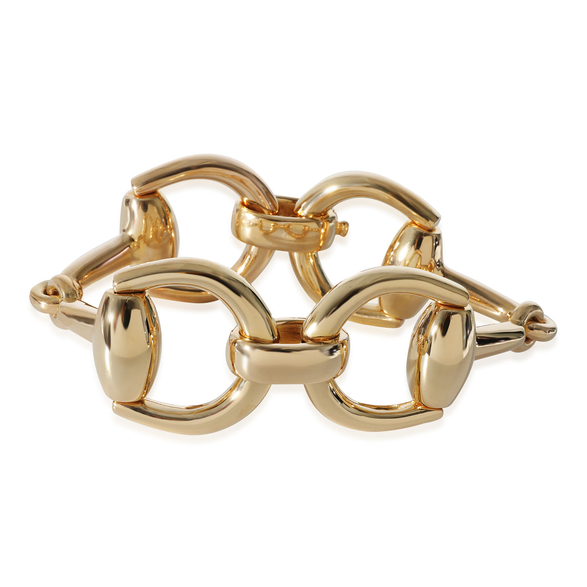 Gucci 18 Karat Rose Gold Horse-Bit Vintage Link Bracelet | Wilson's Estate  Jewelry