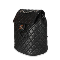 Chanel 16P Black Quilted Lambskin Small Urban Spirit Backpack