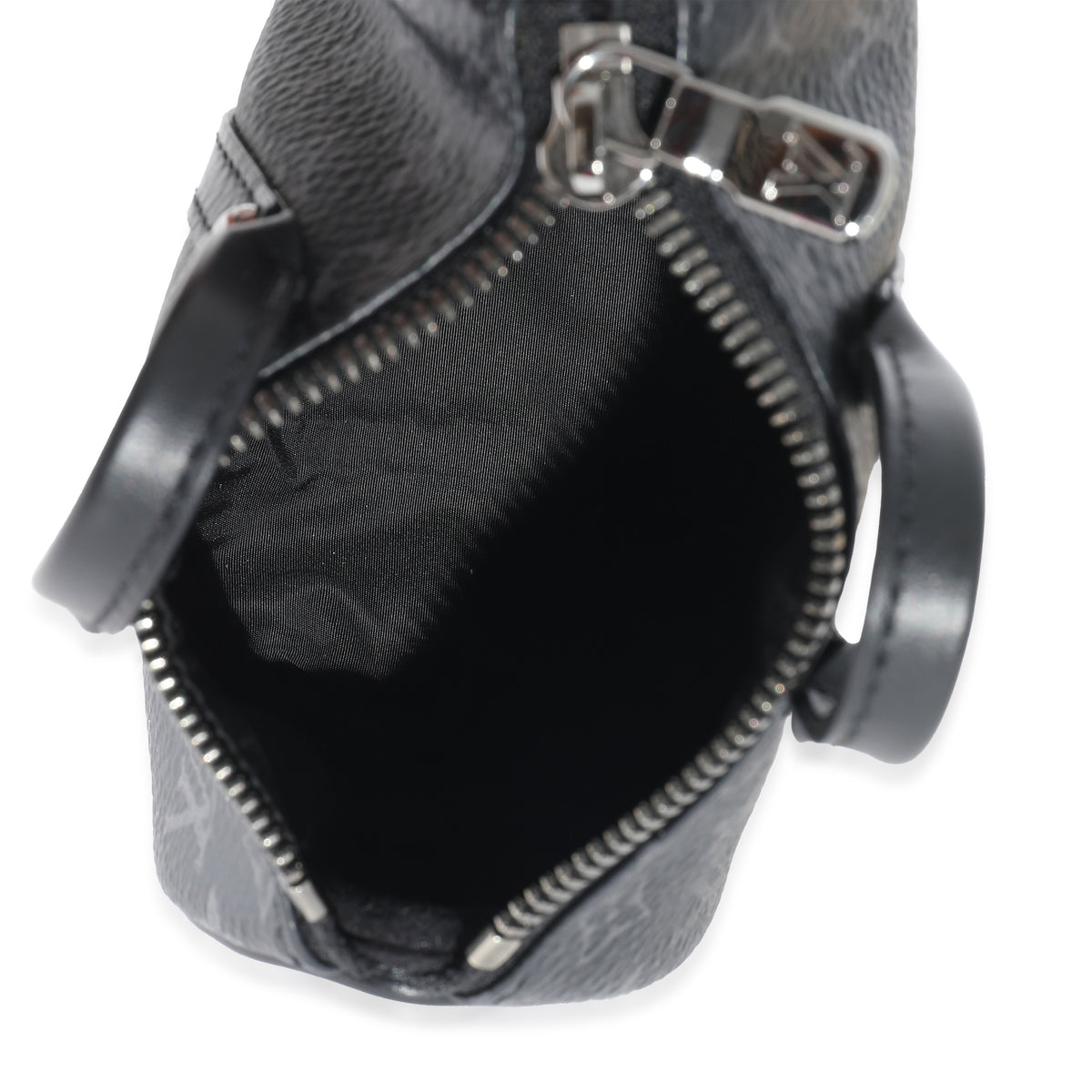 Louis Vuitton Monogram Eclipse Canvas Mini Keepall Bag Charm & Key Holder, myGemma, CH