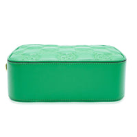 Gucci Green Leather Small GG Matelasse Camera Bag