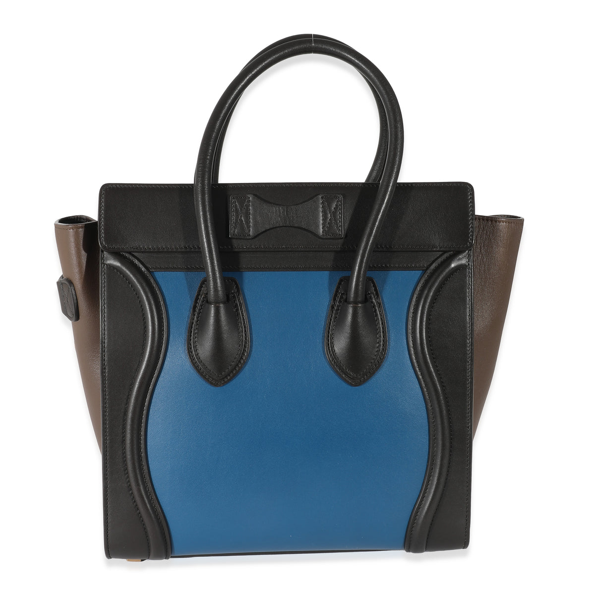 Celine Tri Color Calfskin Micro Luggage Tote myGemma JP Item 135535