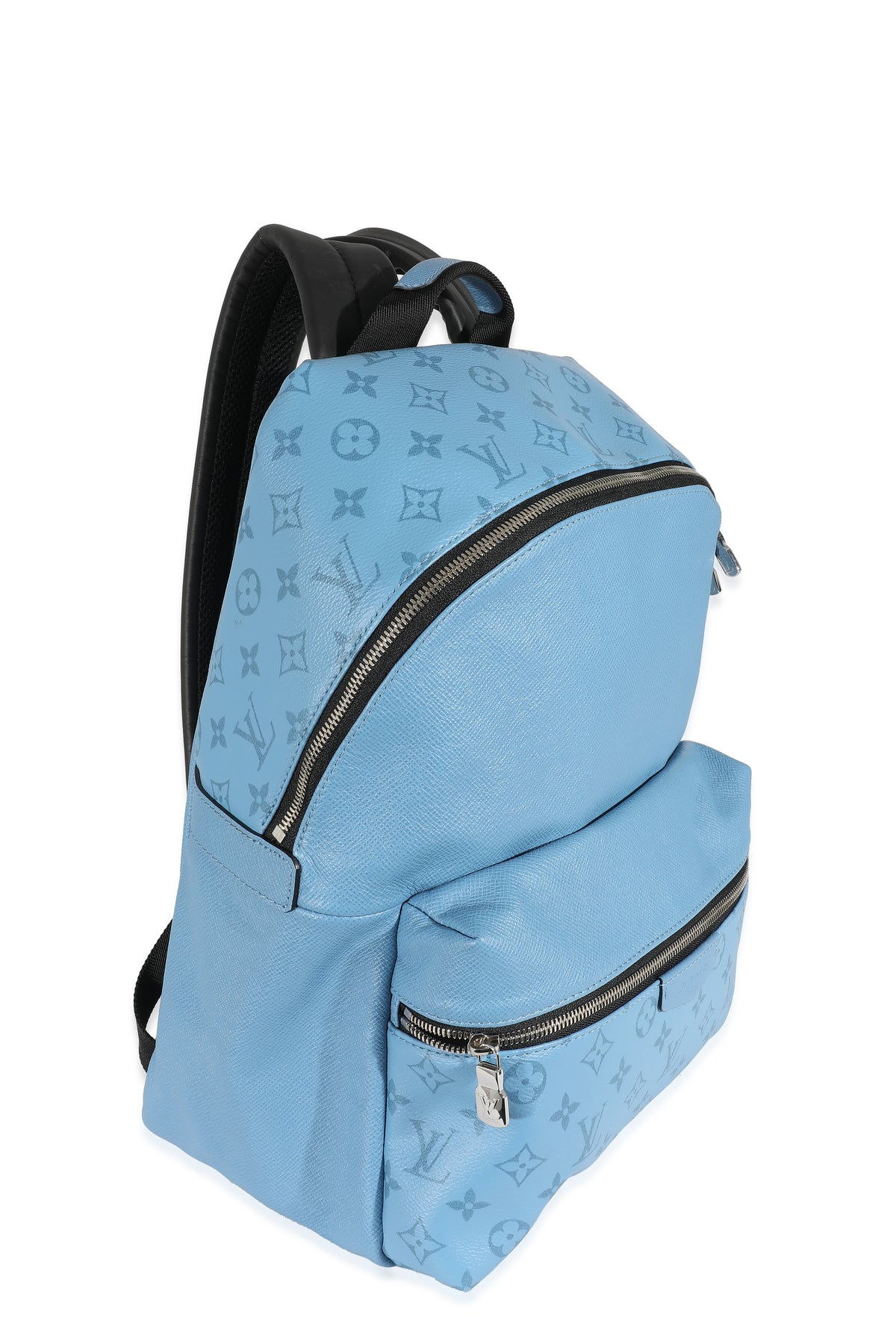 louis vuitton blue and black diamond backpack Louis Vuitton Blue Taigarama Discovery Backpack | myGemma | GB