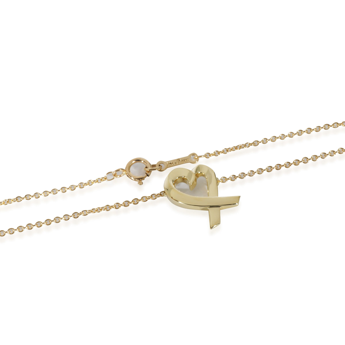 Tiffany & Co. Paloma Picasso Loving Heart Pendant in 18k Yellow Gold