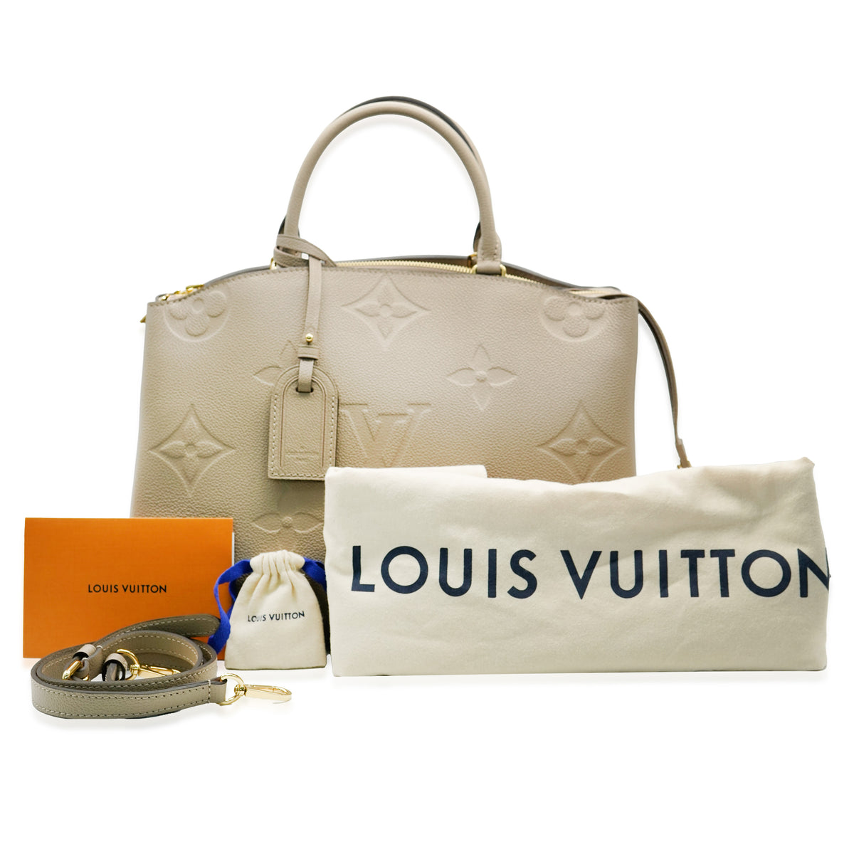 Louis Vuitton Turtledove Monogram Empreinte Leather Grand Palais