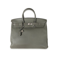 Hermès Vert De Gris Togo Birkin 40 PHW