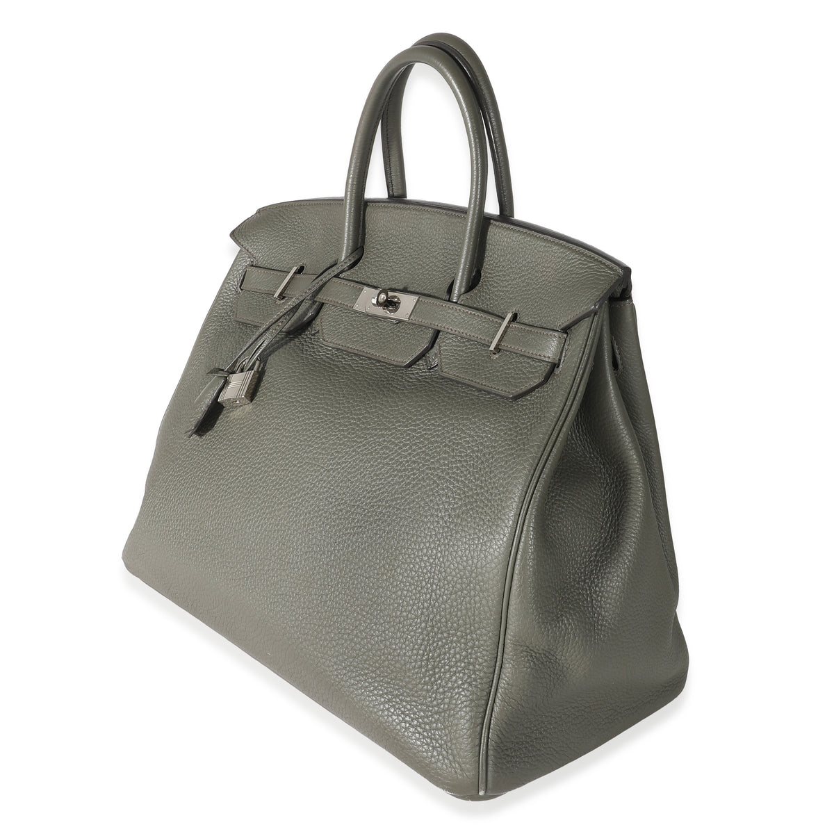 Hermès Vert De Gris Togo Birkin 40 PHW