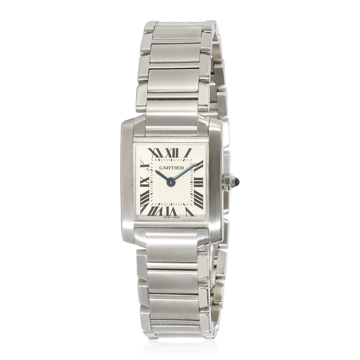 Cartier Tank Francaise W51008Q3 Womens Watch in  Stainless Steel