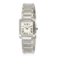 Cartier Tank Francaise W51008Q3 Womens Watch in  Stainless Steel